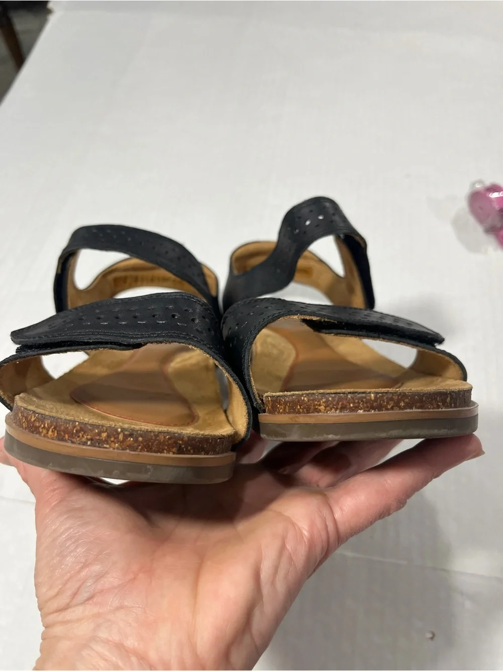COBB HILL LEATHER VELCRO SANDAL